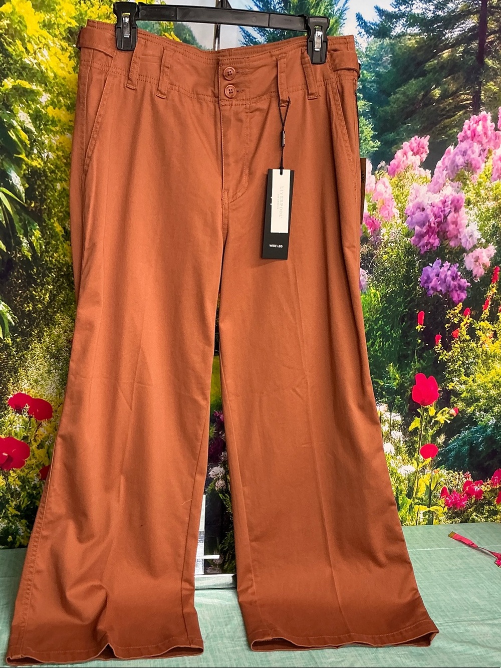 Liverpool Ginger Wide Leg Pant sz 8 #2219